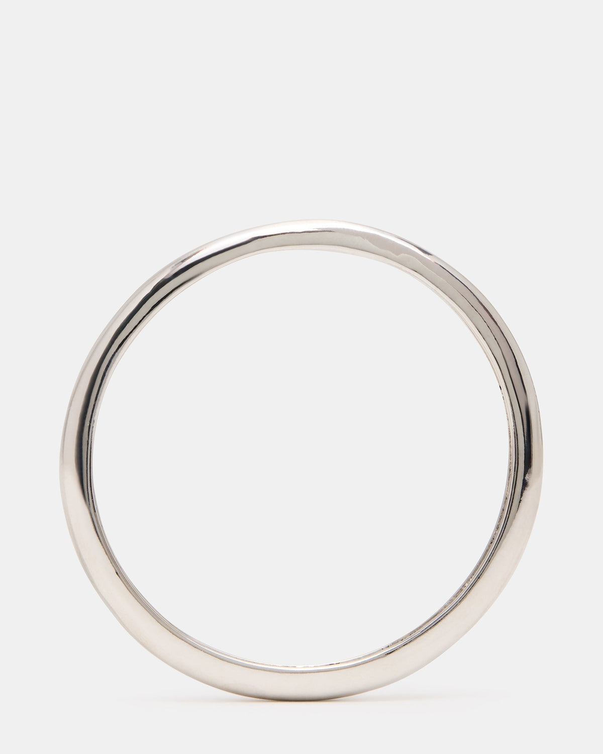 SKINNY BANGLE BAND Silver Women's Bracelet | Steve Madden
