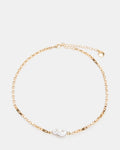 PEARL PENDANT Gold Women's Necklace | Steve Madden