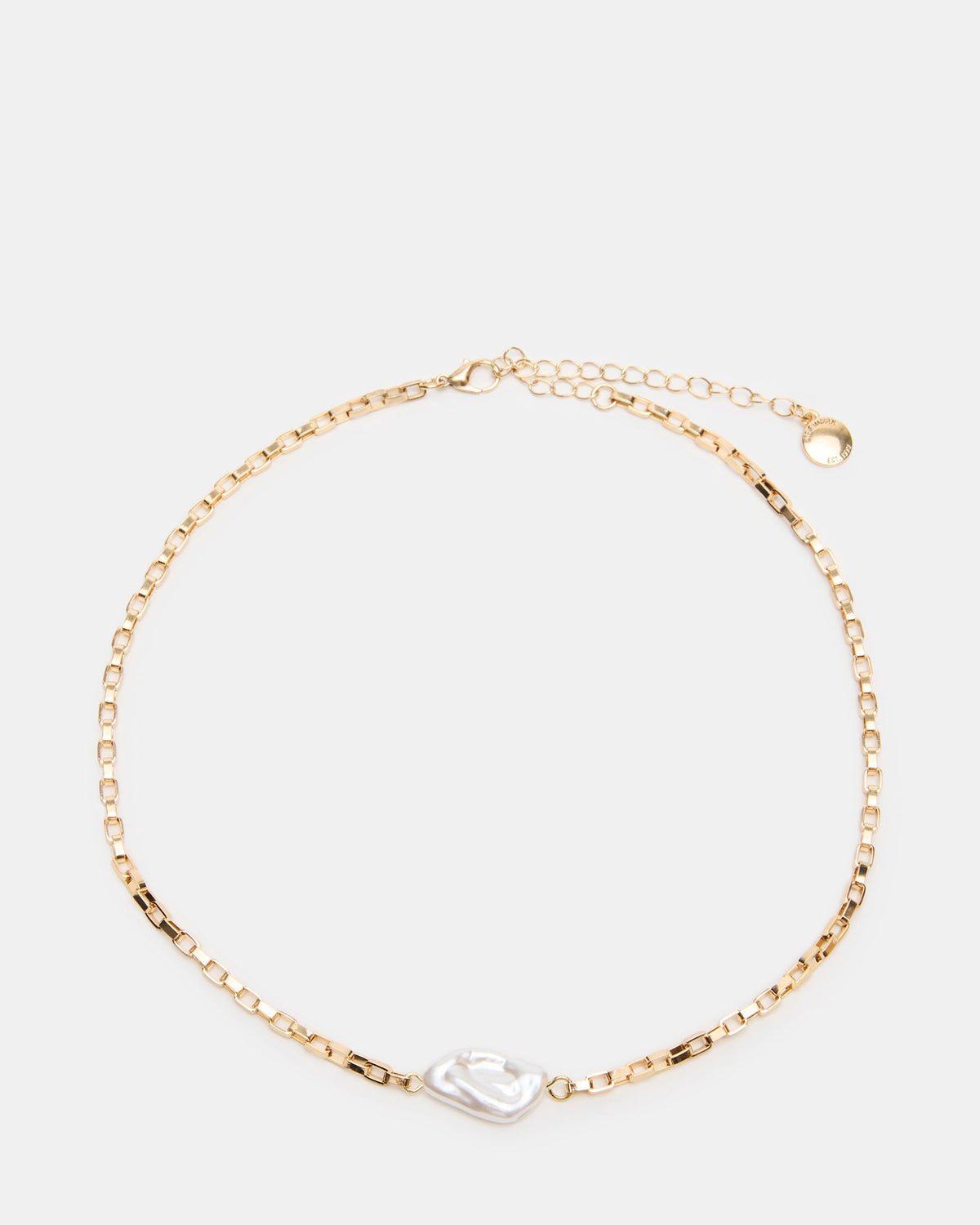 PEARL PENDANT Gold Women's Necklace | Steve Madden
