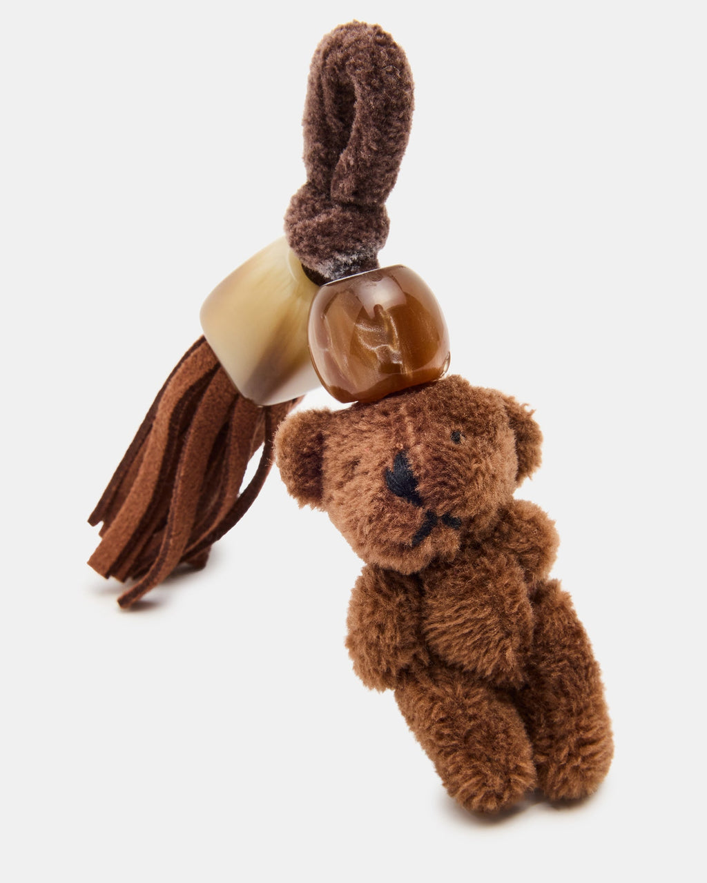 TEDDY Brown Tassel Shoe Charm Accessory | Steve Madden