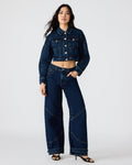 TRE Dark Denim Barrel Women's Jean | Steve Madden