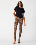 SANDRINE Hot Spots Print High Rise Stirrup Women's Pants | Steve Madden