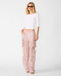 DUO Mauve Shadows Women's Utility Cargo Pants | Steve Madden