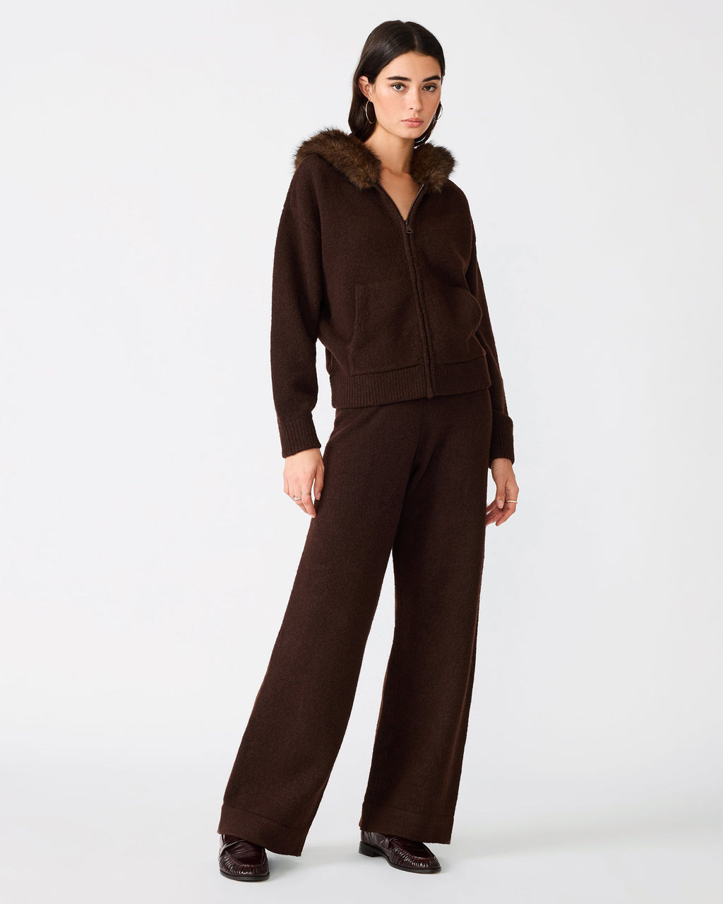 ANGELIQUE SWEATER DARK TOFFEE