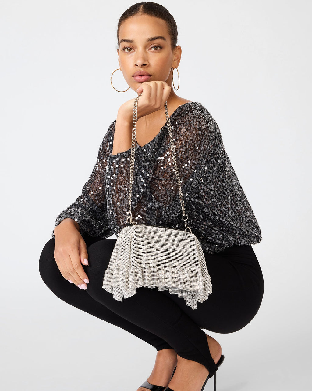 DIORA BAG BLACK/SILVER