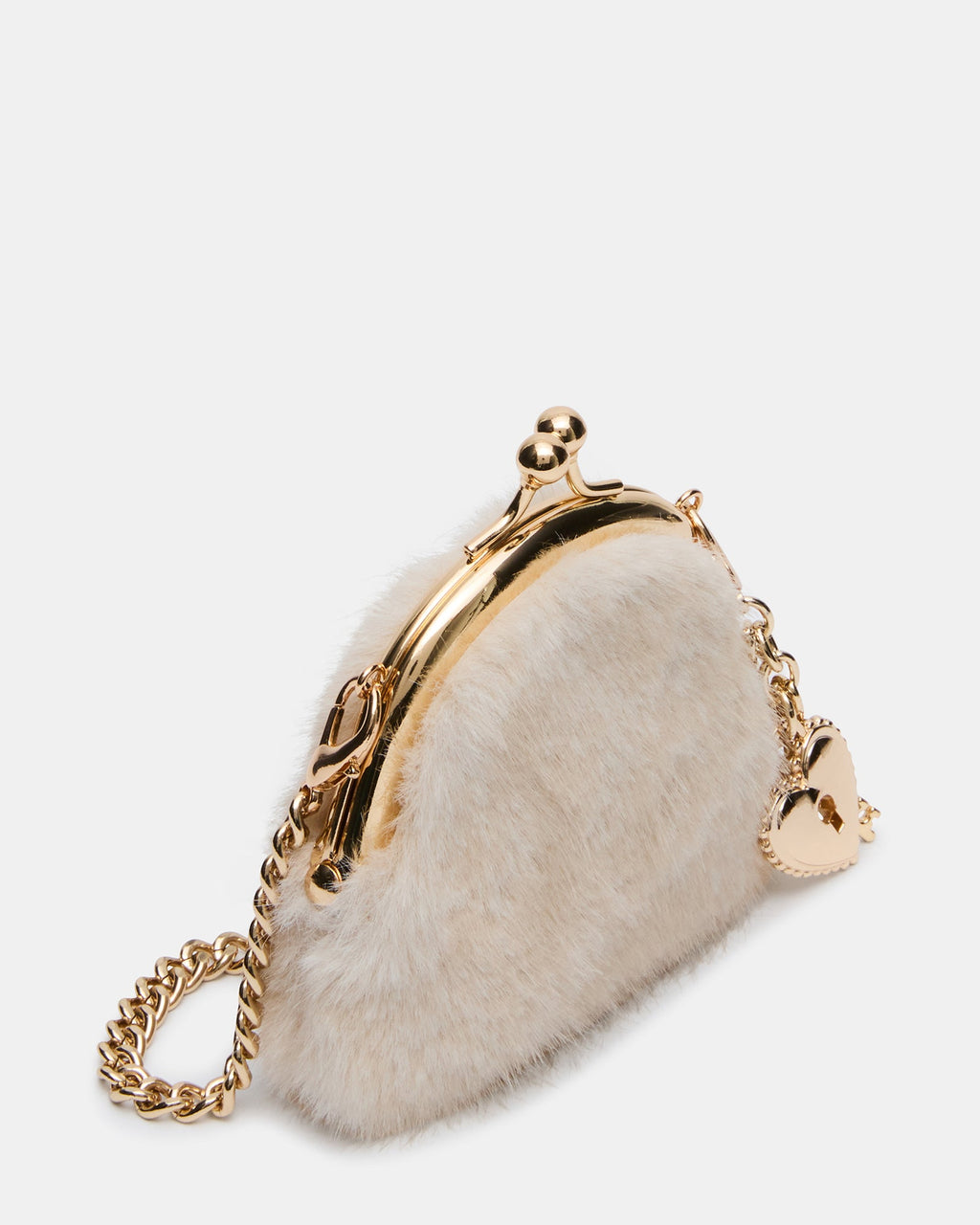 FEYRE FAUX FUR WALLET NATURAL