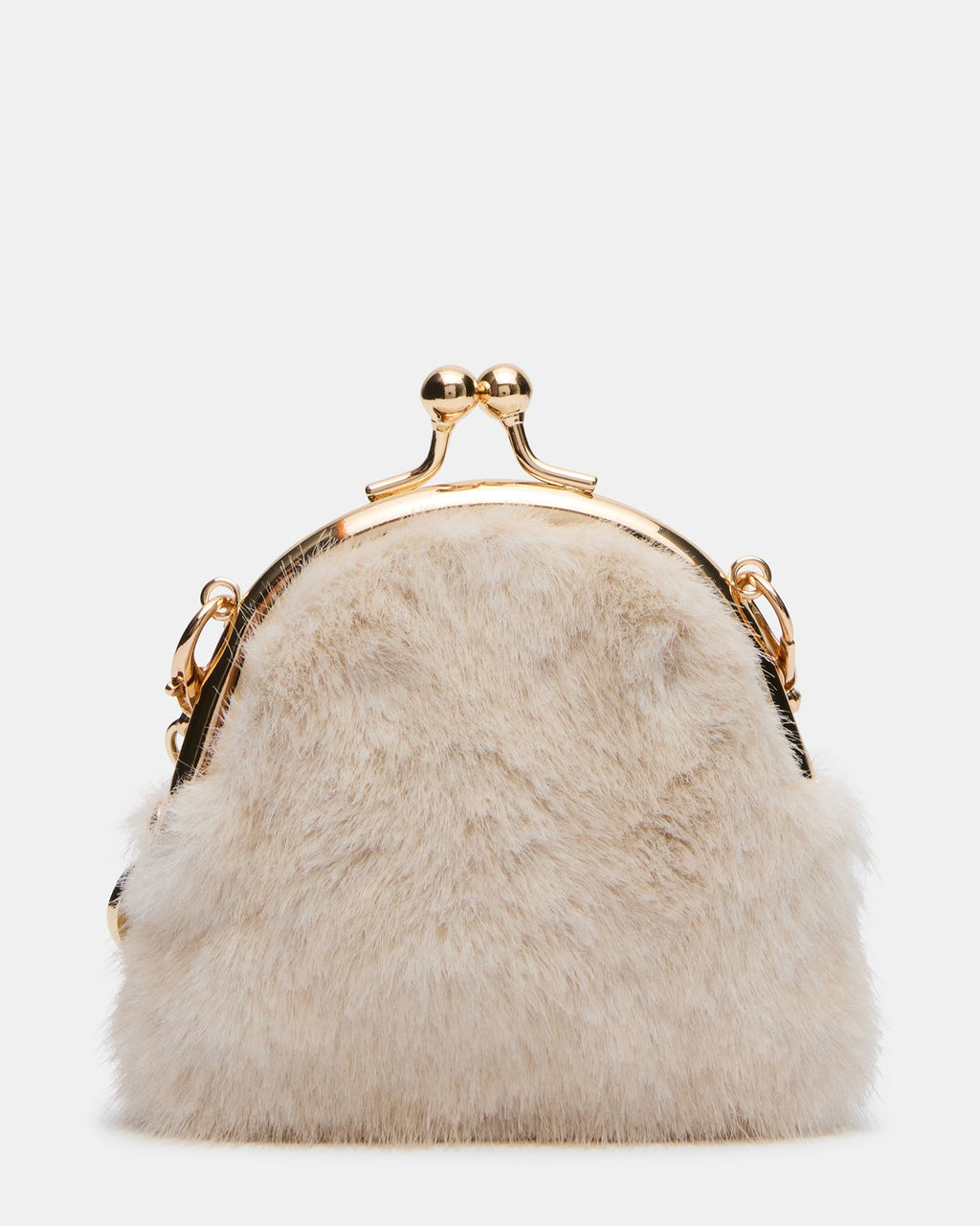 FEYRE FAUX FUR WALLET NATURAL