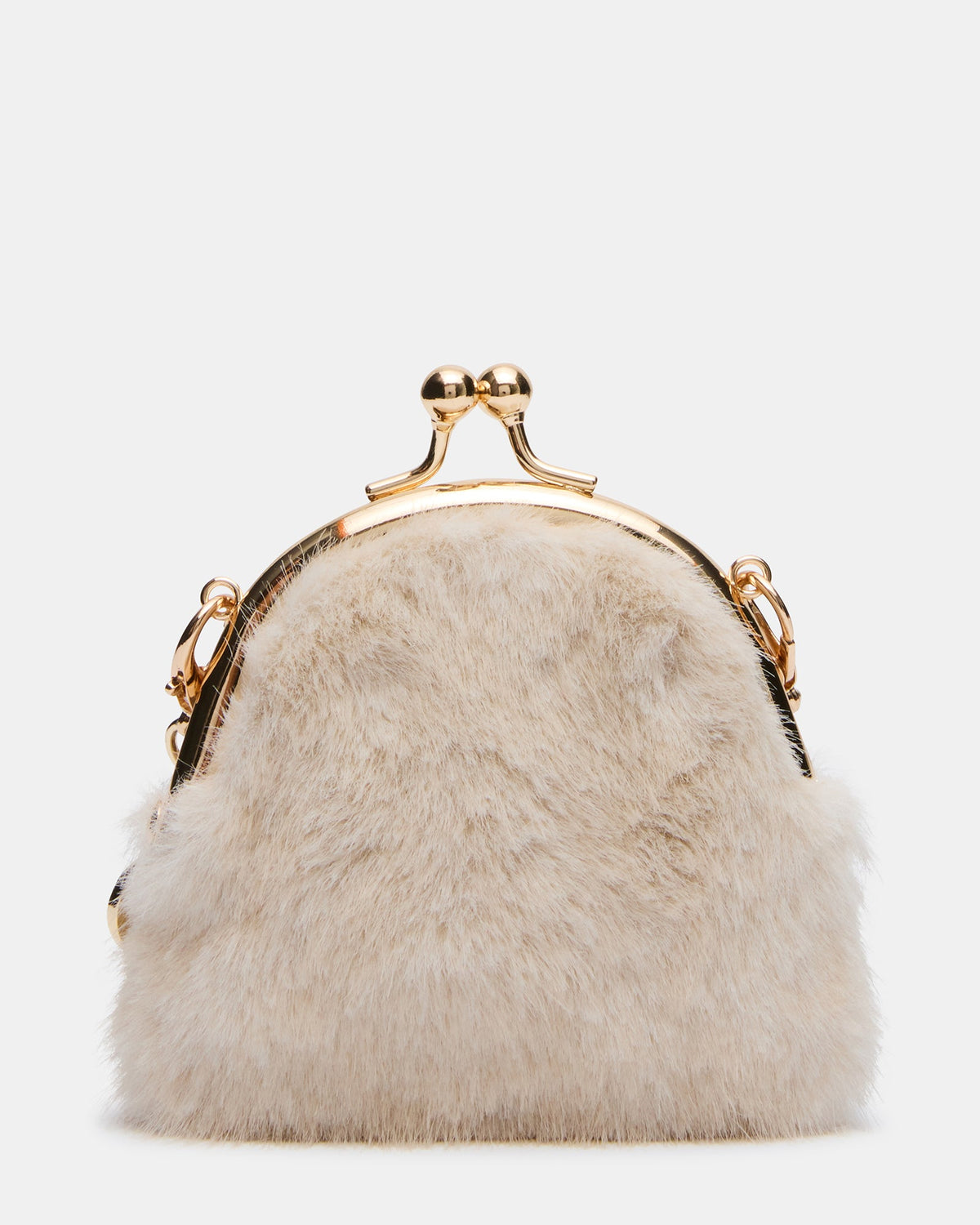 FEYRE FAUX FUR WALLET NATURAL