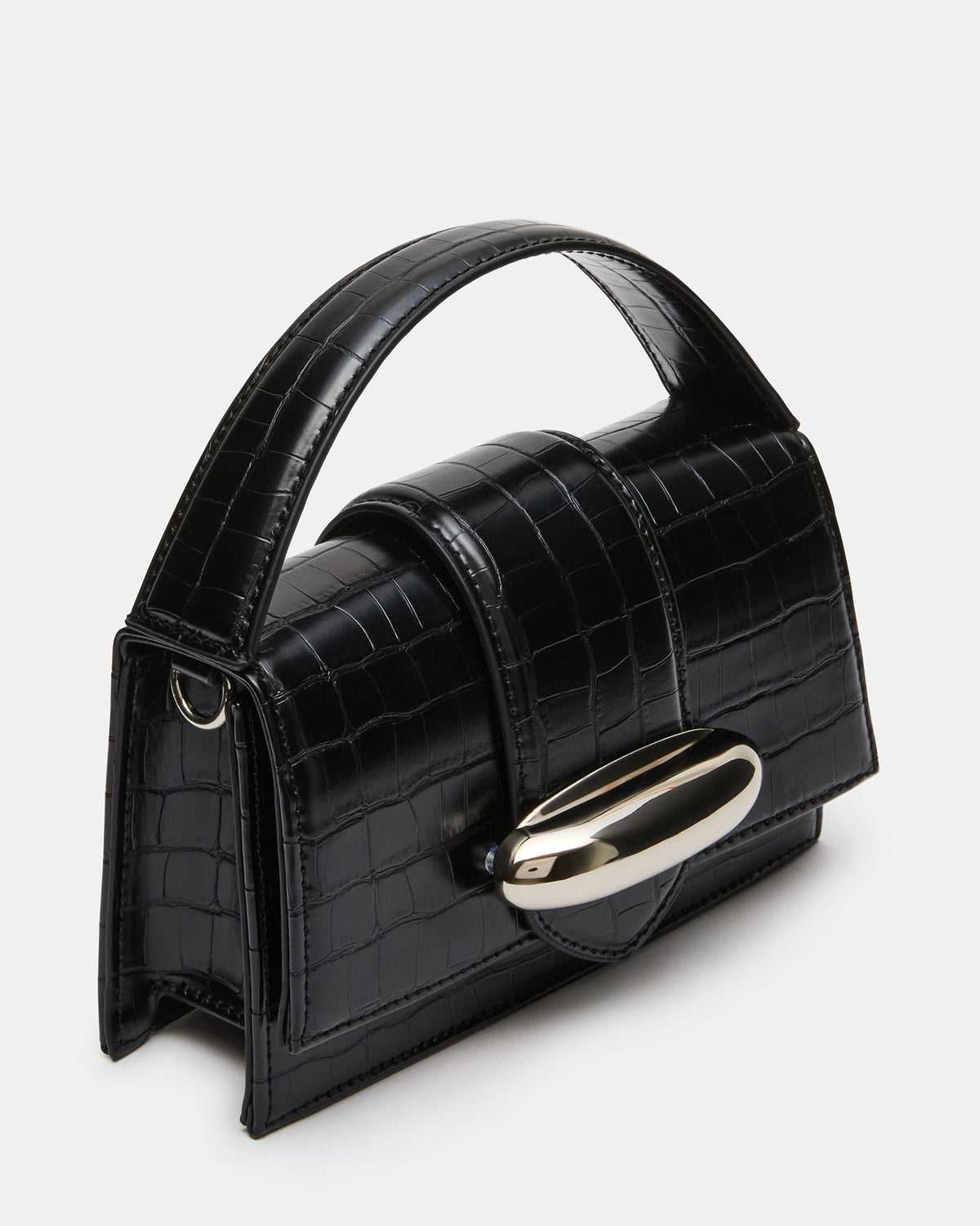 MISHELL BAG BLACK CROCODILE