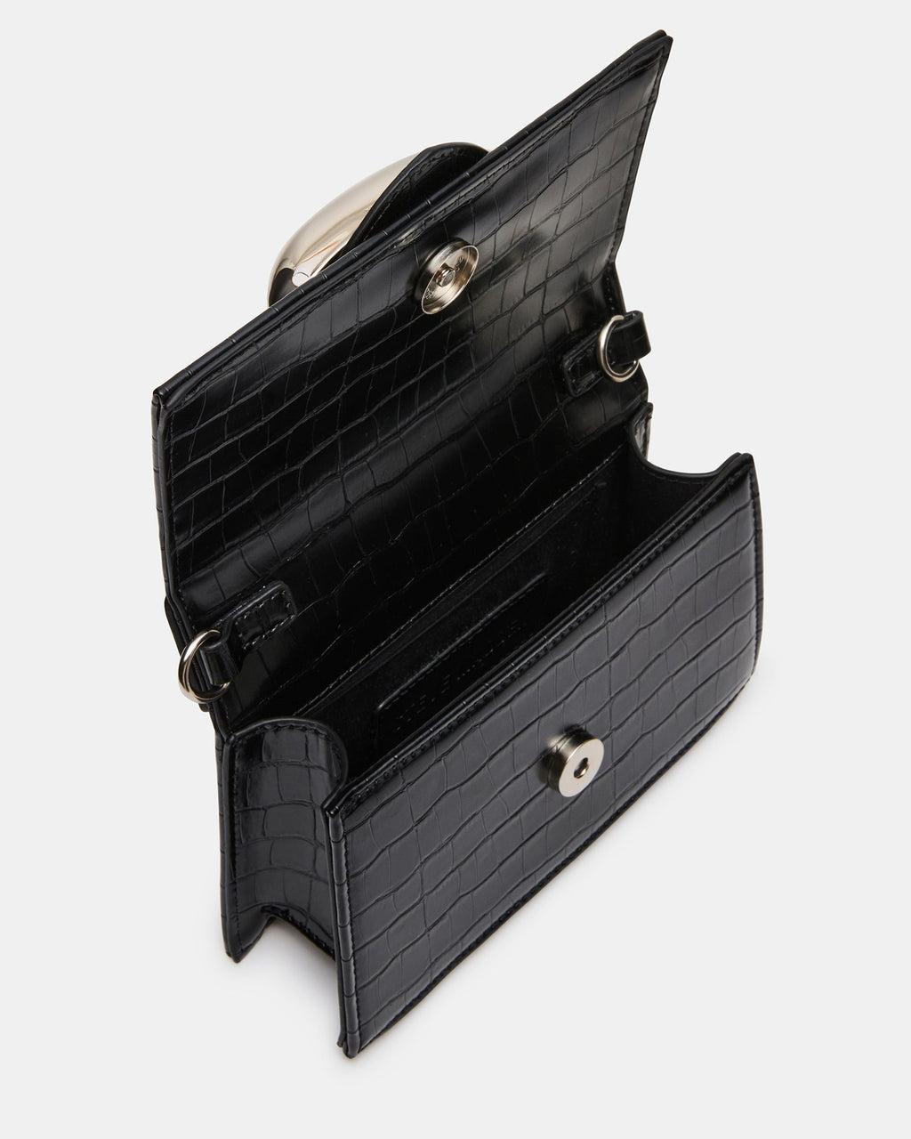 MISHELL BAG BLACK CROCODILE