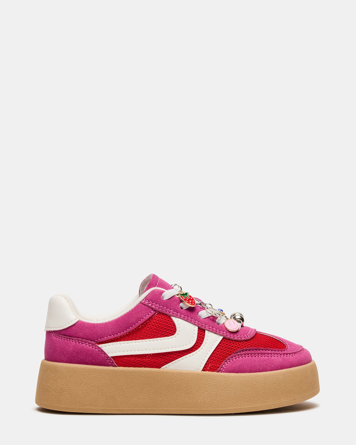 Kids' JERSEY Pink Girls' Low-Top Platform Sneaker | Steve Madden