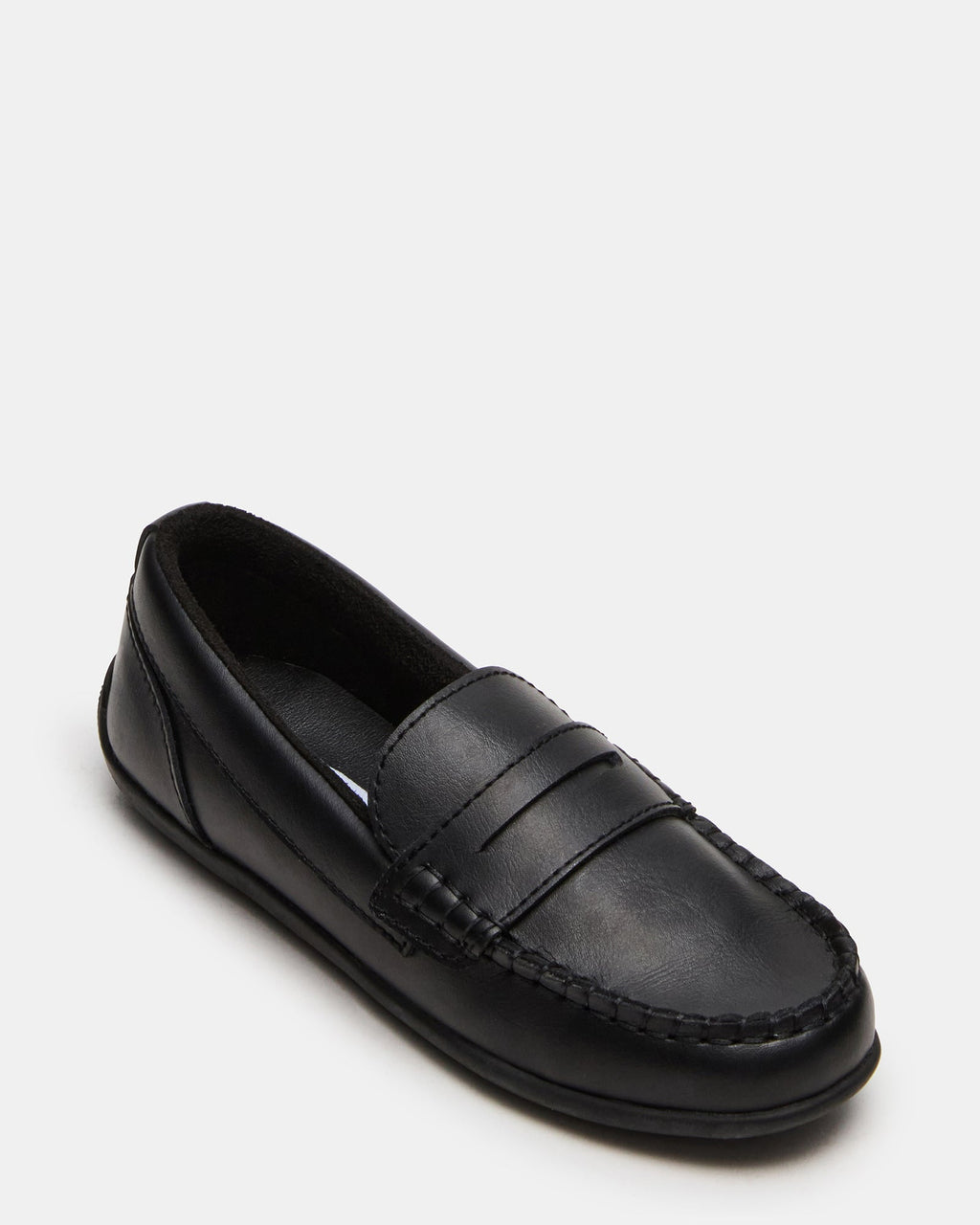 KIDS' JARED BLACK LEATHER