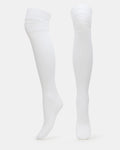 PREPPY White Over-The-Knee Footed Women's Tights | Steve Madden