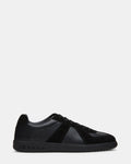 DIXON Black/Black Low-Top Lace-Up Men's Sneaker | Steve Madden
