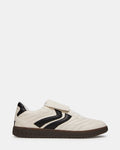 JANOS White Leather Low-Top Lace-Up Men's Sneaker | Steve Madden