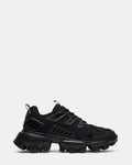 PONCE Black Men's Chunky Sole Lace Up Sneaker | Steve Madden