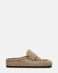 WYATT Taupe Suede Slip-On Clog Men's Casual | Steve Madden