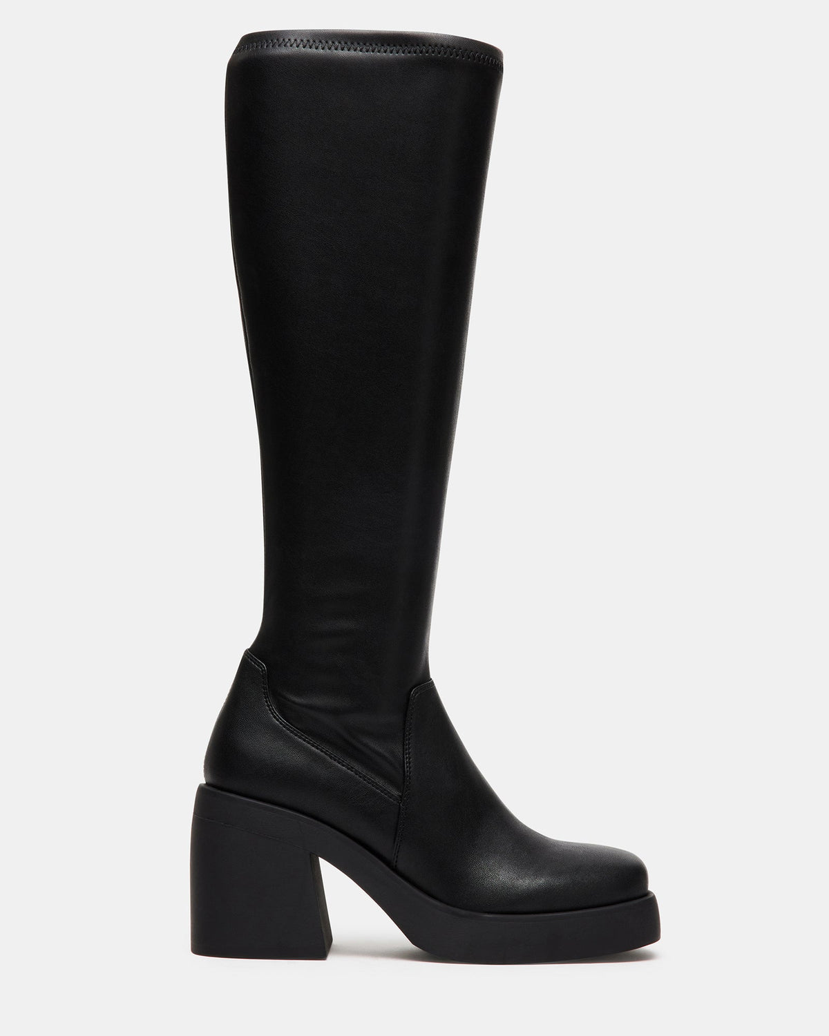 BERKLEIGH Black Wide Calf Women's Knee High Boot | Steve Madden