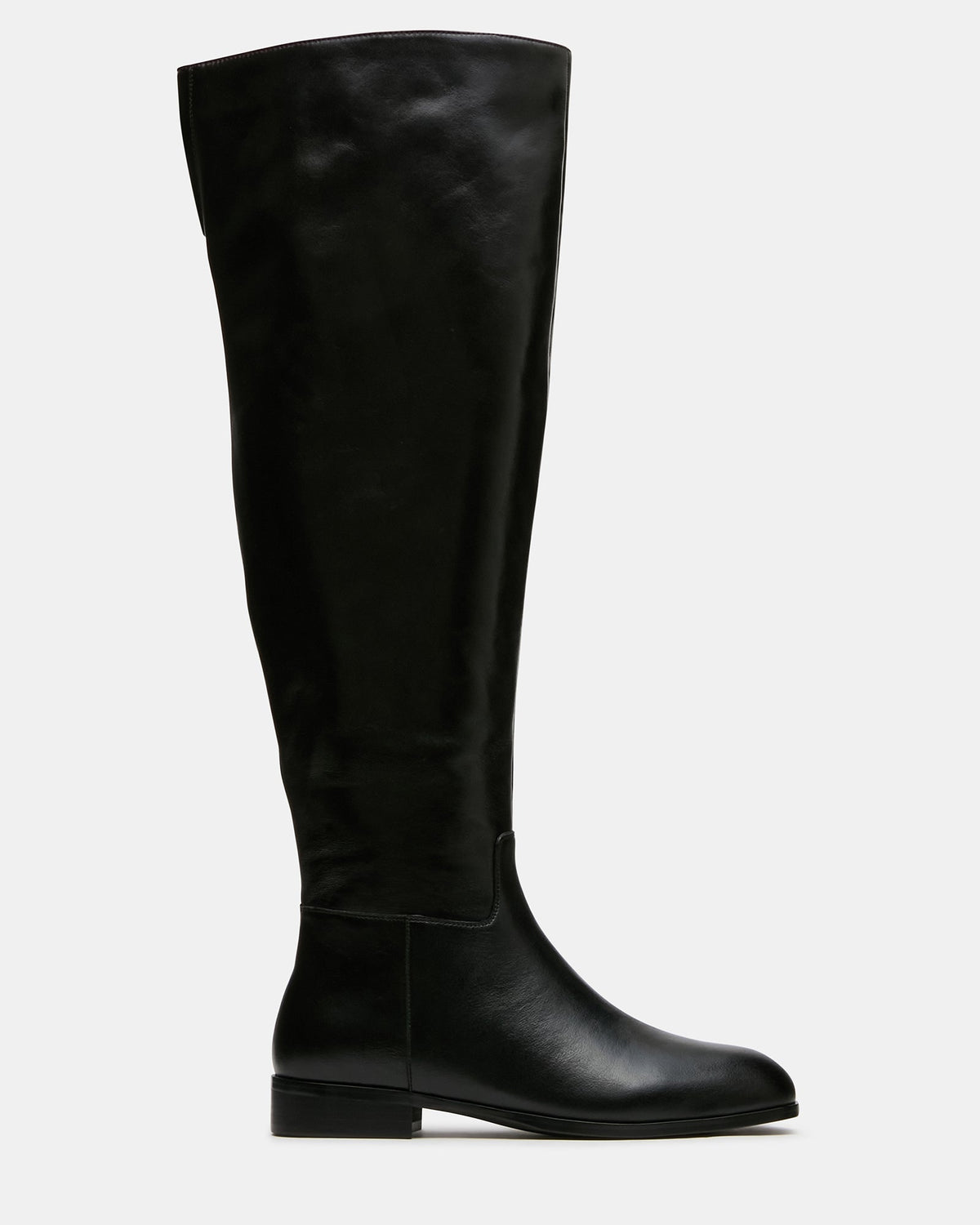 CANTER Black Leather Wide Calf Over-The-Knee Women's Boot | Steve Madden