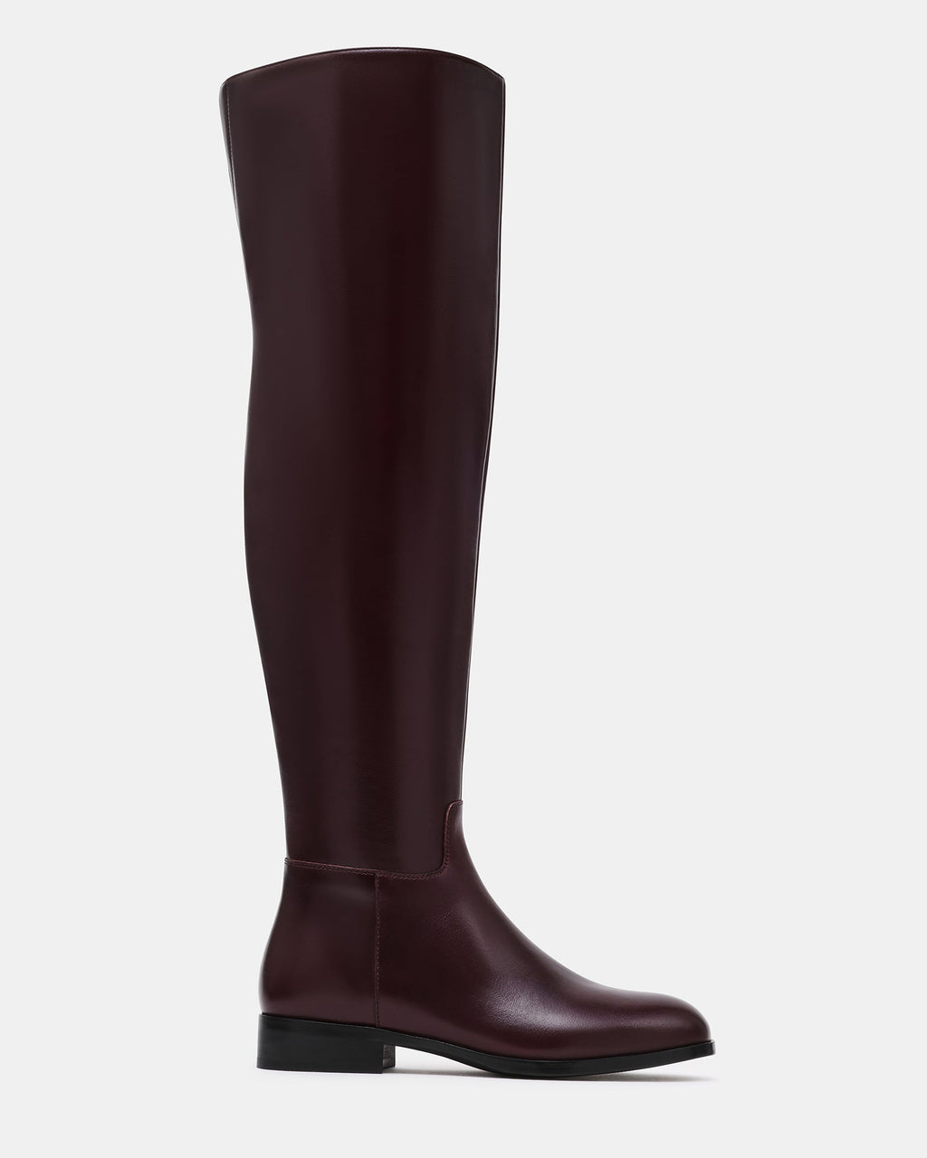 CANTER Dark Cherry Leather Over-The-Knee Women's Boot | Steve Madden