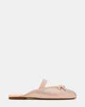 CUTESY Rhinestone Slip-On Ballet Mule Women's Flat | Steve Madden
