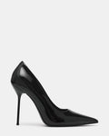 DYNASTY Black Patent Pointed-Toe Pump Women's Stiletto Heel | Steve Madden