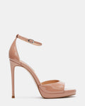 WILEY Blush Patent Women's Open Toe Stiletto Heel | Steve Madden