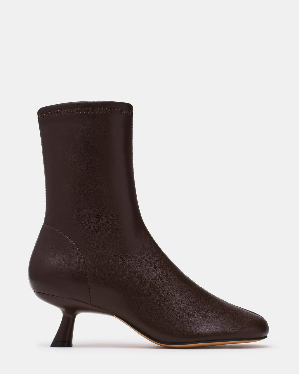 XENA Burgundy Kitten Heel Women's Ankle Boot | Steve Madden