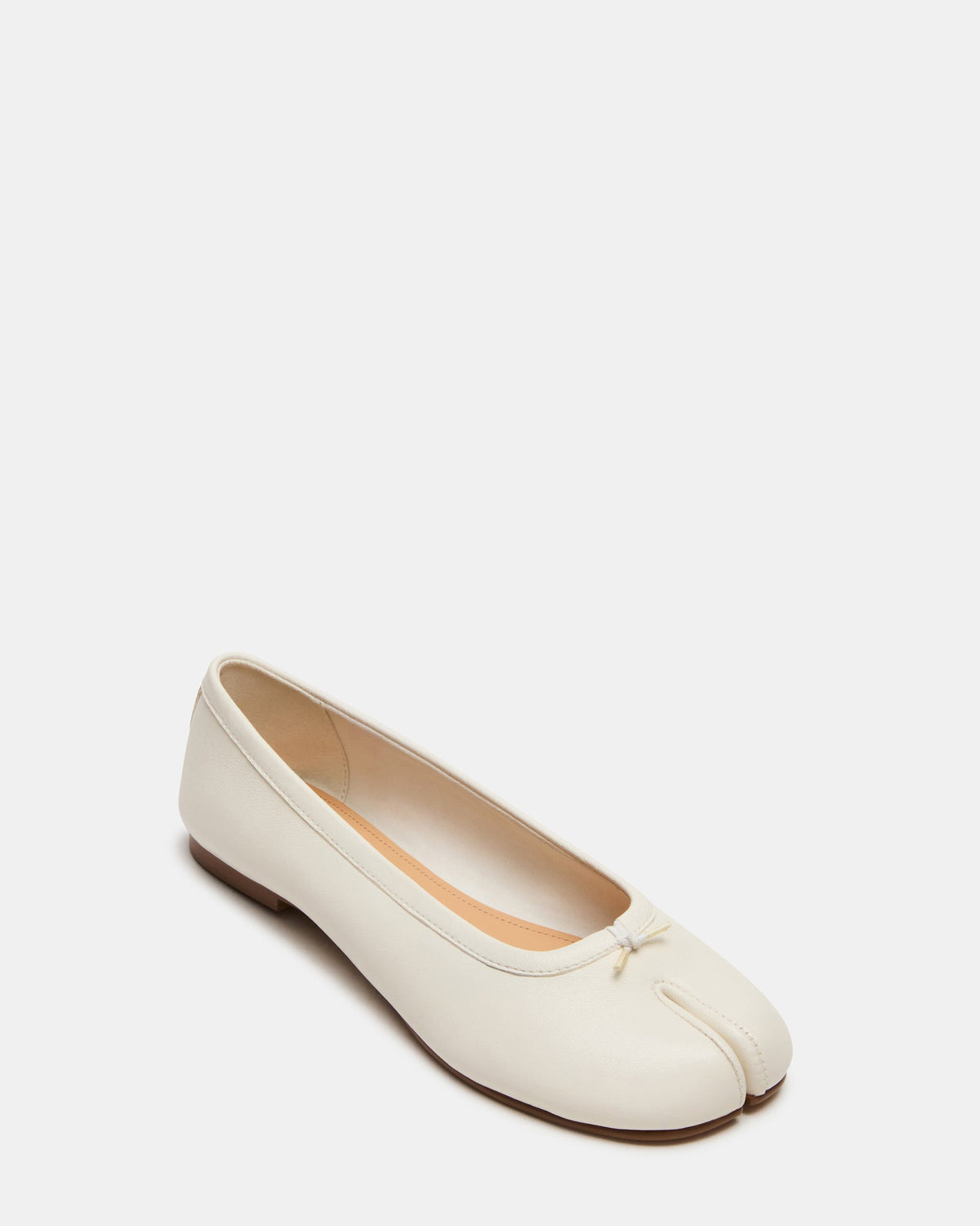 CALICO Bone Leather Split Toe Tabi Women's Ballet Flat | Steve Madden